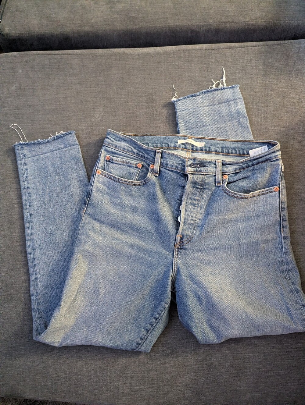 Levi's Wedgie Regular Wash Jeans Button Fly